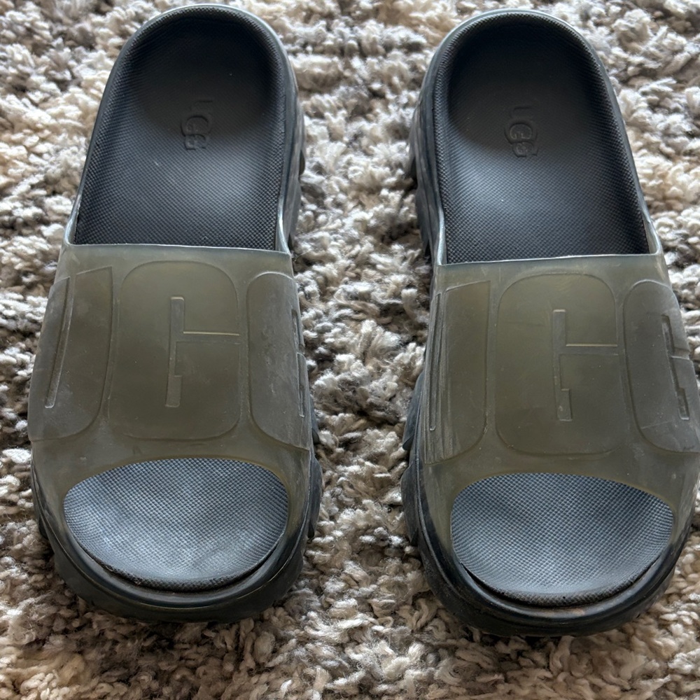 UGG Gray Slide Sandals